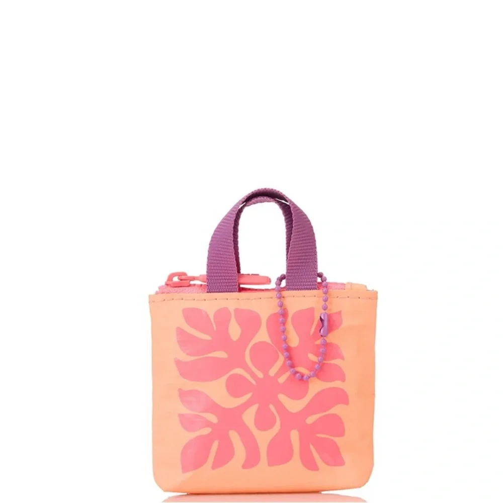 Aloha Collection Tiny Tripper Appliqué Taffy Mini Tote - Picture 1 of 2